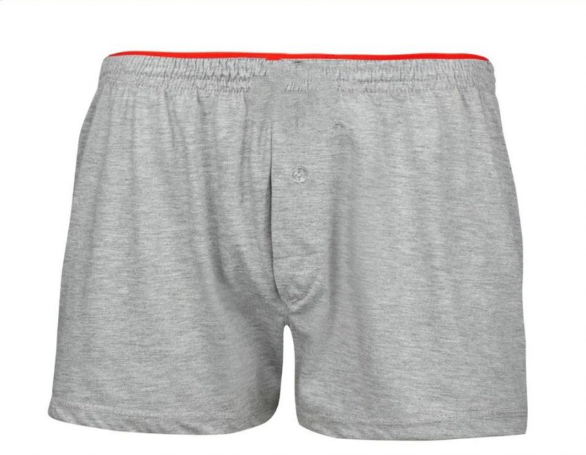 Boxer βαμβακερό με κουμπί
